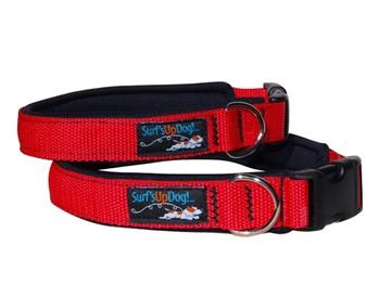 Surf's Up Dog Padded Collars Clearance** - Ruff Life Gear