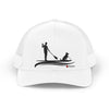 Paddleboard Dog Trucker Hat — Retro SUP Silhouette Mesh Cap - Ruff Life Gear